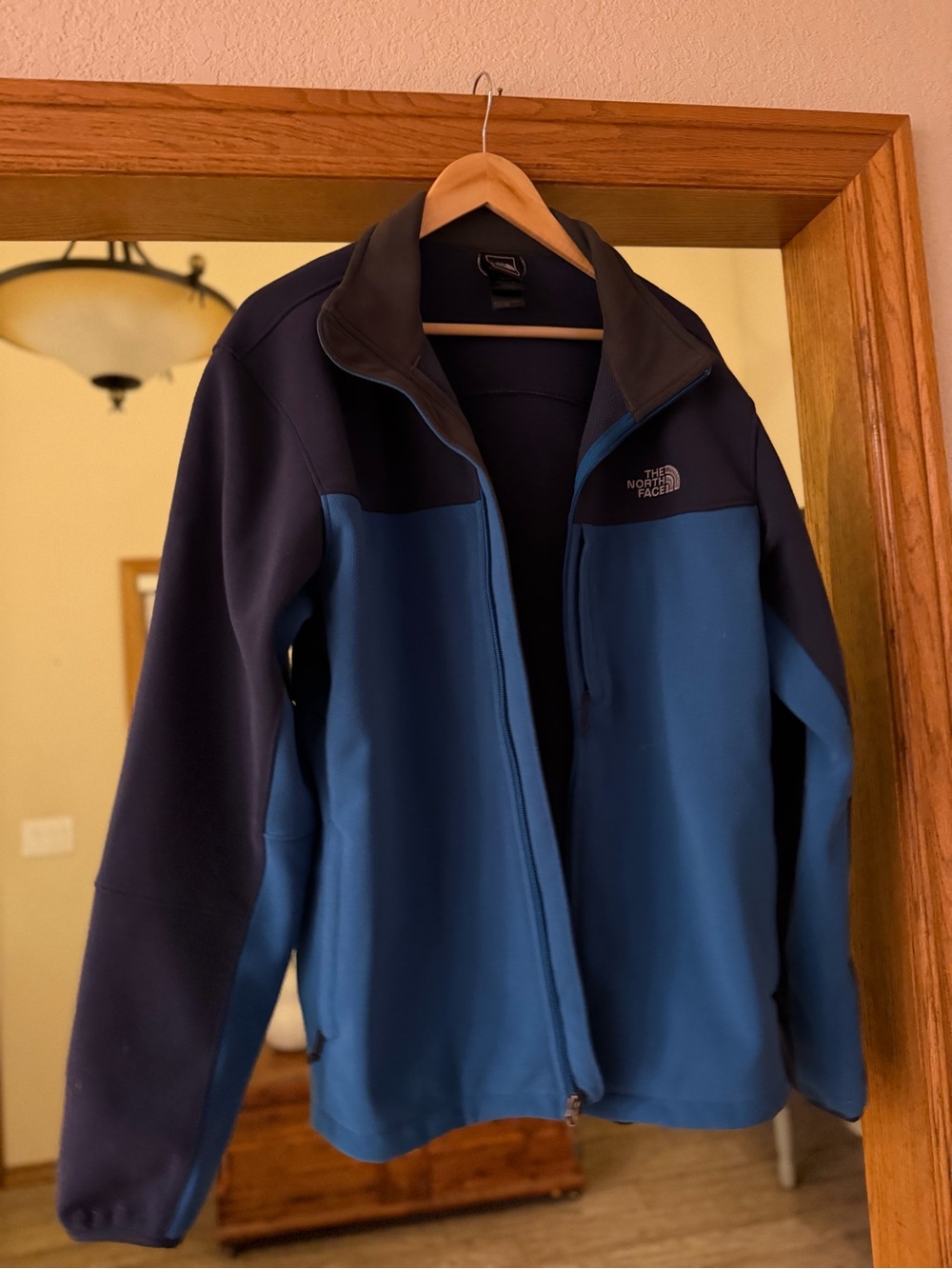 The North Face Two-Tone Blue Men’s Softshell Jacket